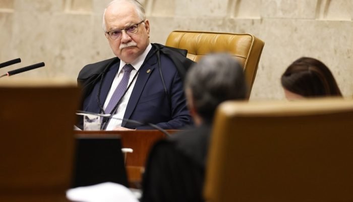O presidente do Supremo Tribunal Federal, ministro Edson Fachin — Foto: Alejandro Zambrana/STF