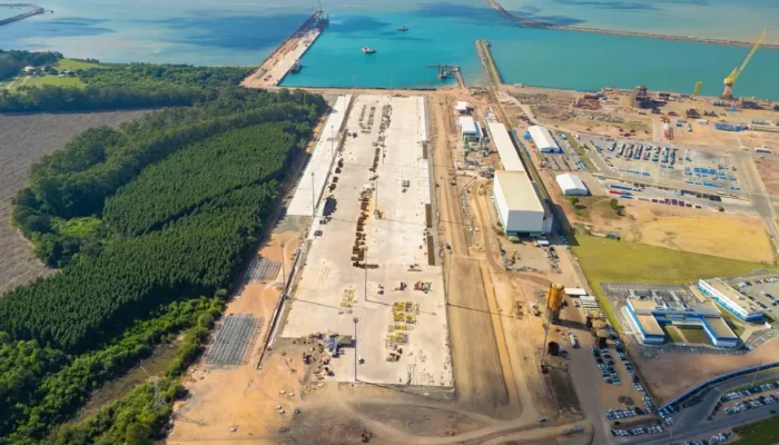 Suzano terá participação de 10% no Imetame Logística Porto, empreendimento em construção no...