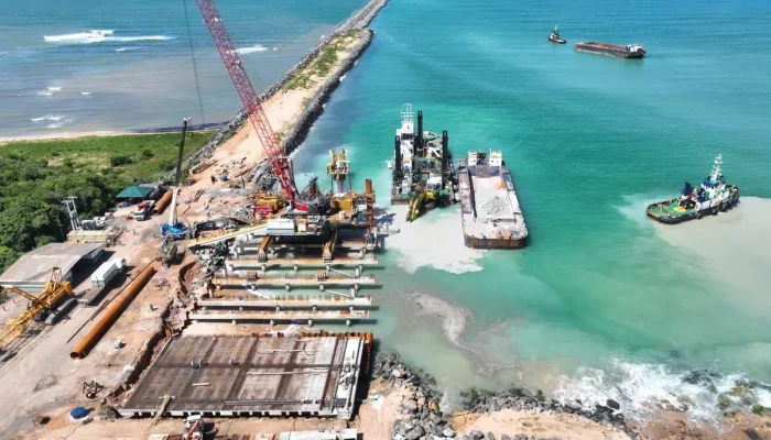 Suzano fica sócia da Imetame, que constrói porto em Aracruz. Foto: divulgação