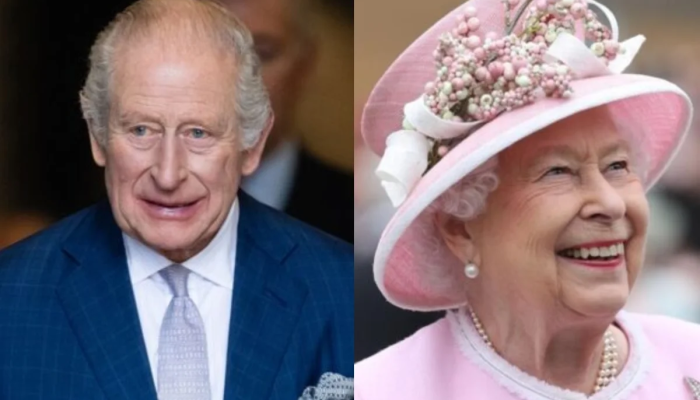 Rei Charles III e Rainha Elizabeth II